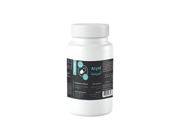 ACYST, Advanced Liposomal Mucolytic for Respiratory Health, Immune Support with VIT-C