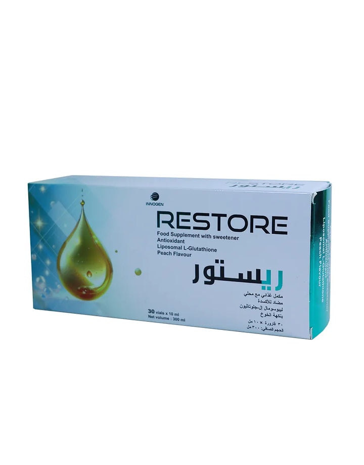 Restore, Innovative Liposomal Glutathione, Powerful Antioxidant for Vitagenn Restore, Innovative Liposomal Glutathione, Powerful Antioxidant for Vitagenn
