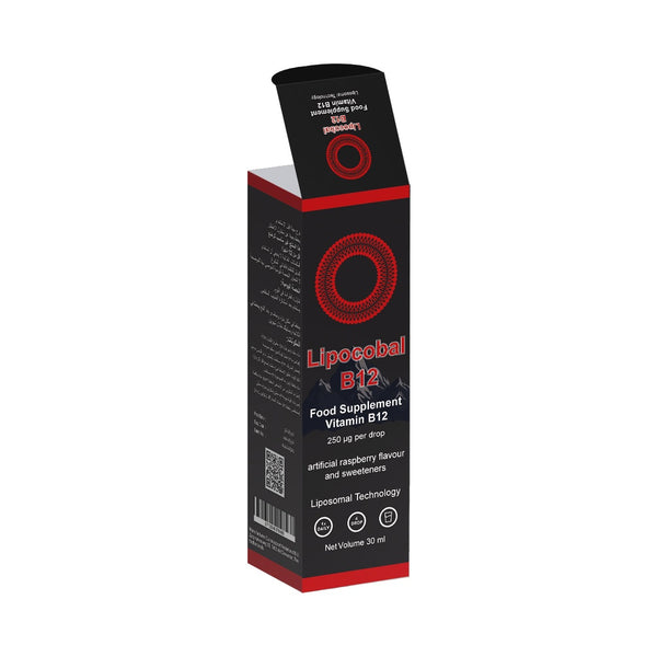 Lipo Cobal, Liposomal Vitamin B12, Superior Absorption to Boost Energy and Nerve Functions