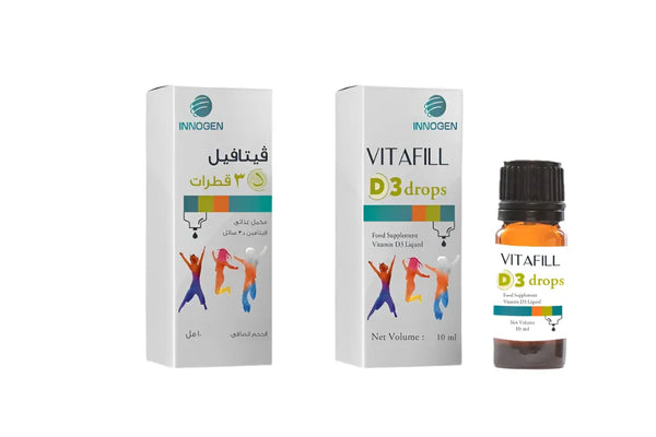 Vitafill D3, High-absorption liquid sunshine vitamin for children – extra virgin olive oil, for better absorption, European quality