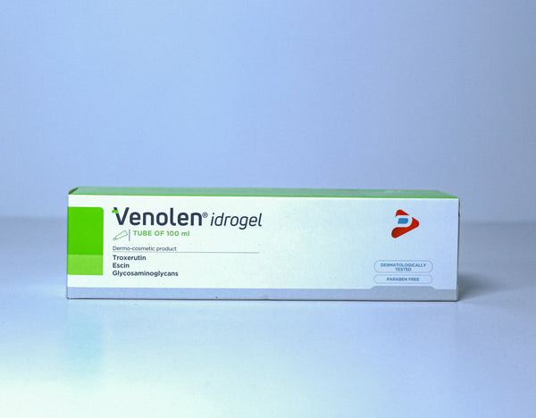 فينولين ايدروجيل، جل مائي يحتوي على مادة اسكين + تروكسيروتين لتحسين مرونة الأوعية الدموية لعلاج التورمات والكدمات والدوالي.